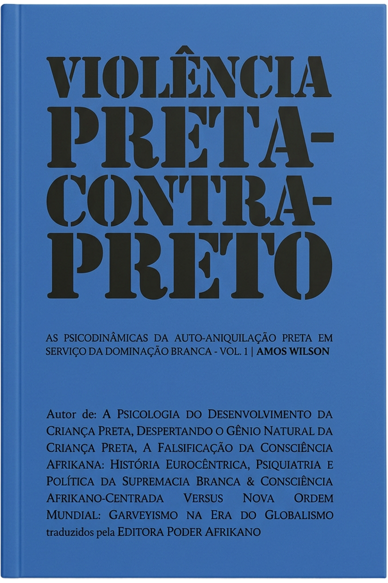 Capa de Violência Preta-Contra-Preto Vol. 1