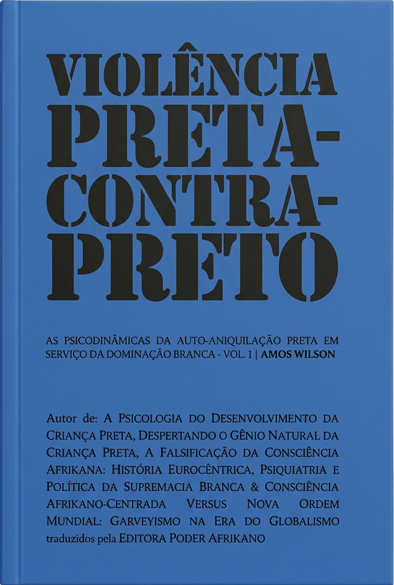 Capa de Violência Preta-Contra-Preto Vol. 1