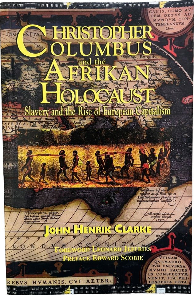 Capa do livro Christopher Columbus and the Afrikan Holocaust: Slavery and the Rise of European Capitalism