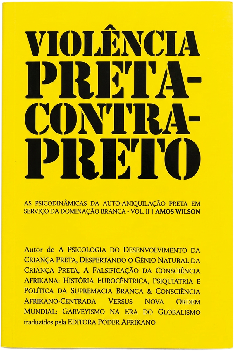 Capa de Violência Preta-Contra-Preto Vol. 2