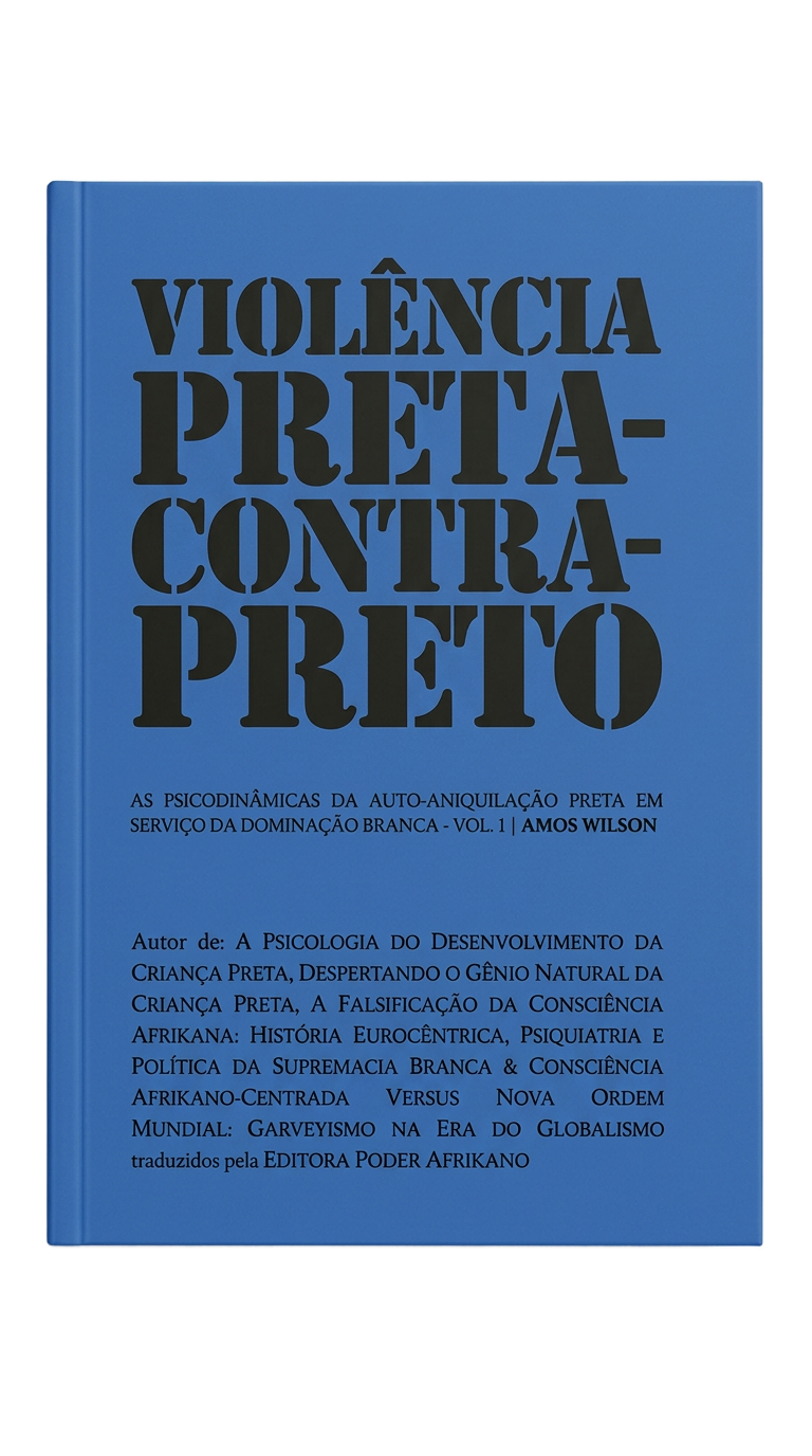 Capa de Violência Preta-Contra-Preto Vol. 1