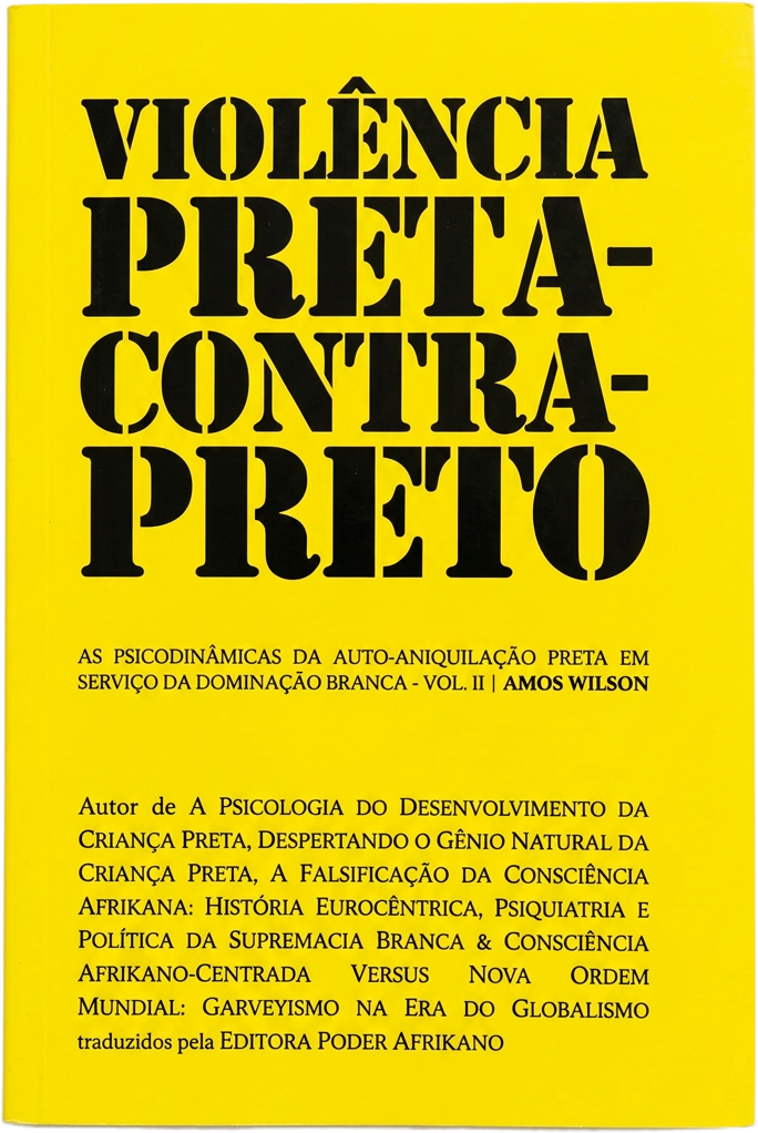 Capa de Violência Preta-Contra-Preto Vol. 2